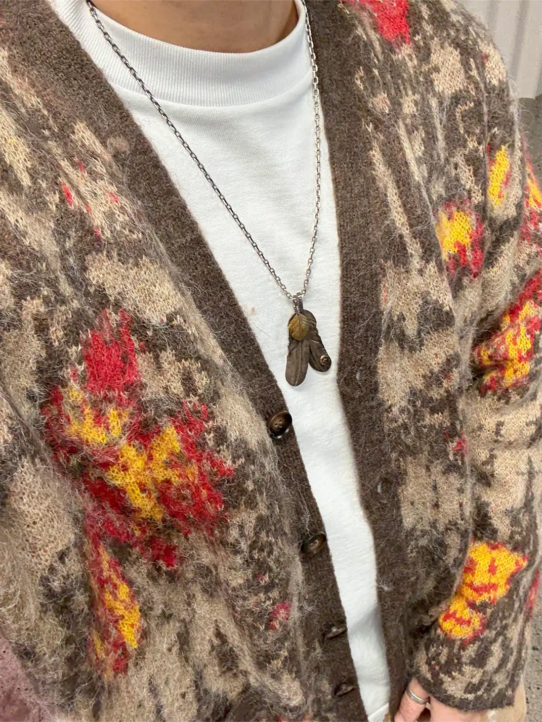 ME DA IGUAL | Floral Sweater Cardigan