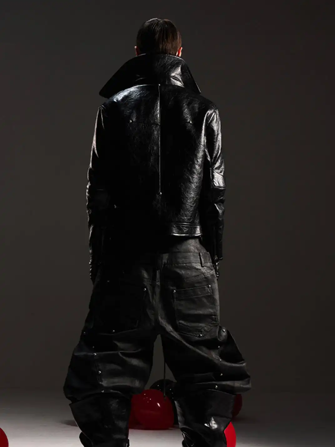 DARKRTPTS | Dark Avant-Garde Leather Jacket