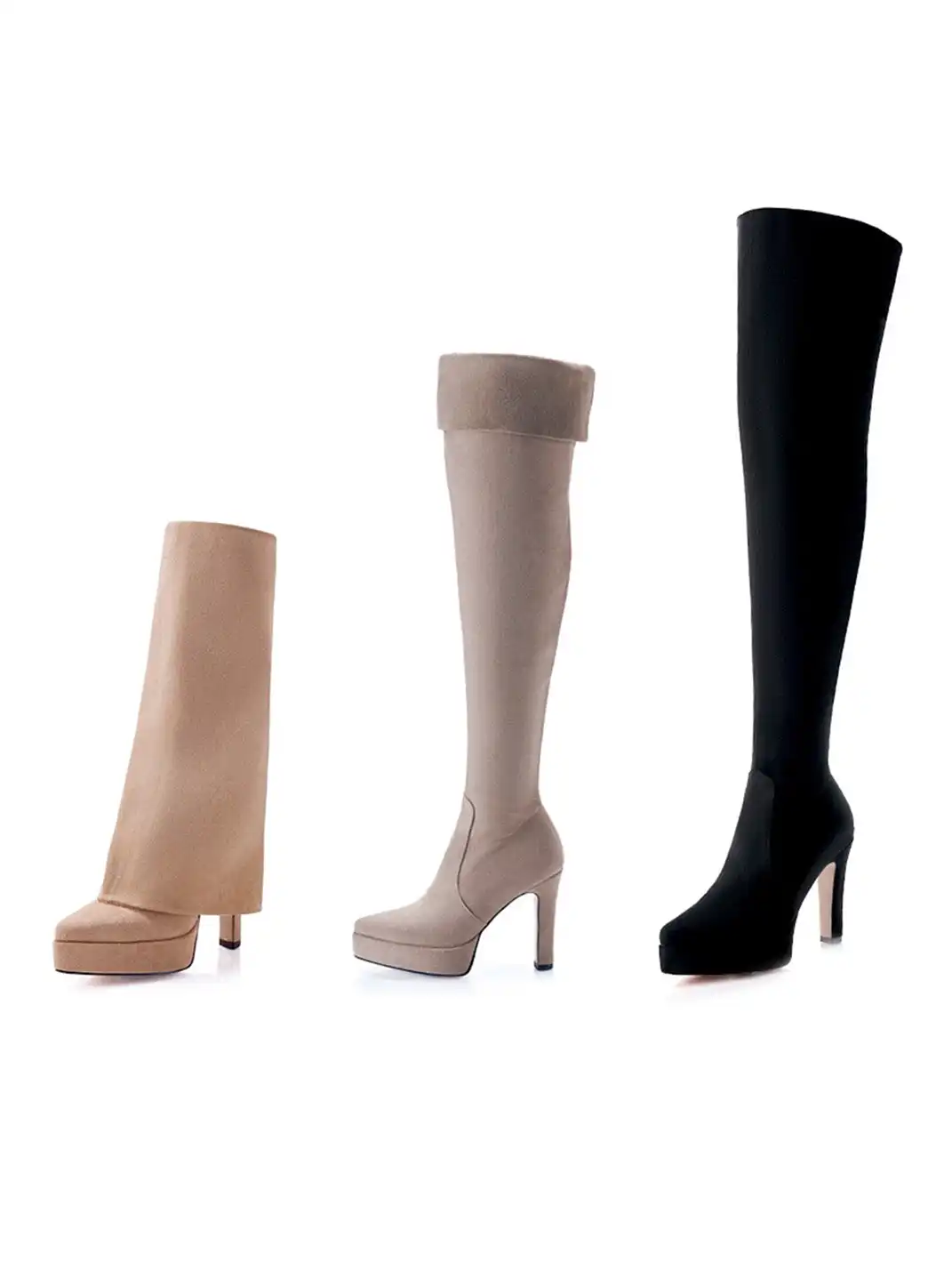 UnicornBlood | Suede Over-the-Knee Boots