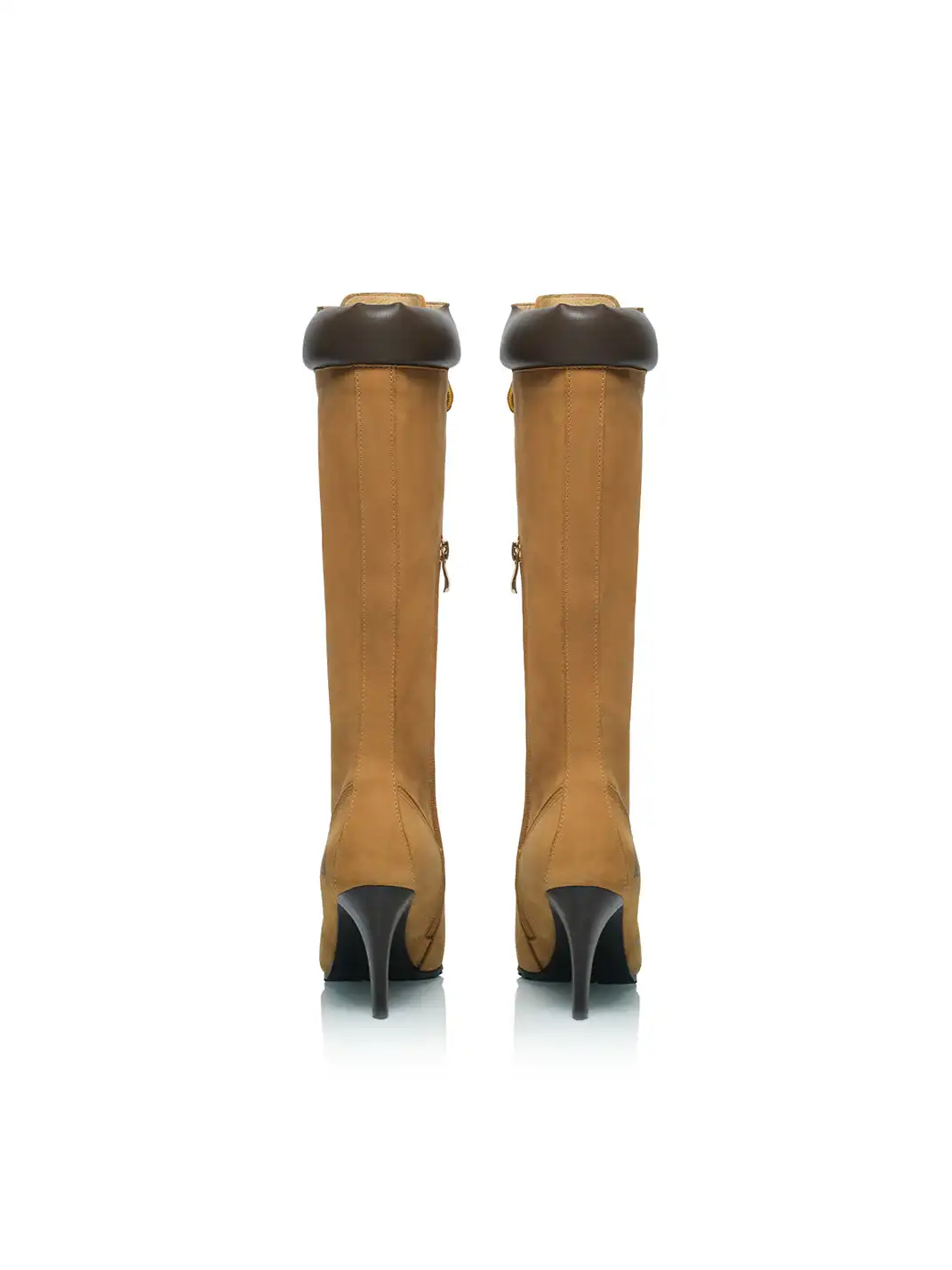 UnicornBlood | Pointed Toe High Heel Lace-Up Knee-High Boots