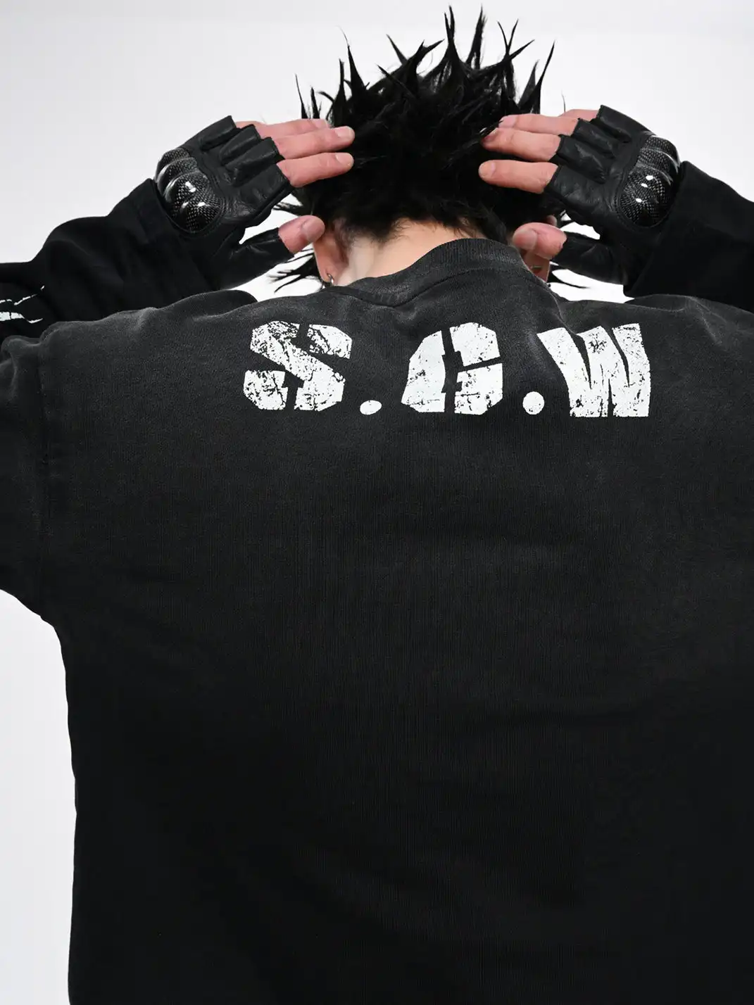 SGW | No.5 Distressed Long-Sleeve Tee