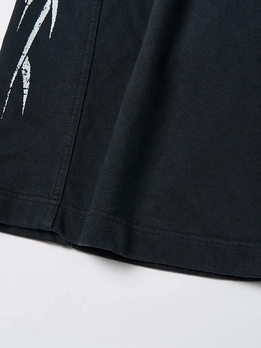 SGW | Distressed Pleated Drawstring Baggy Pants