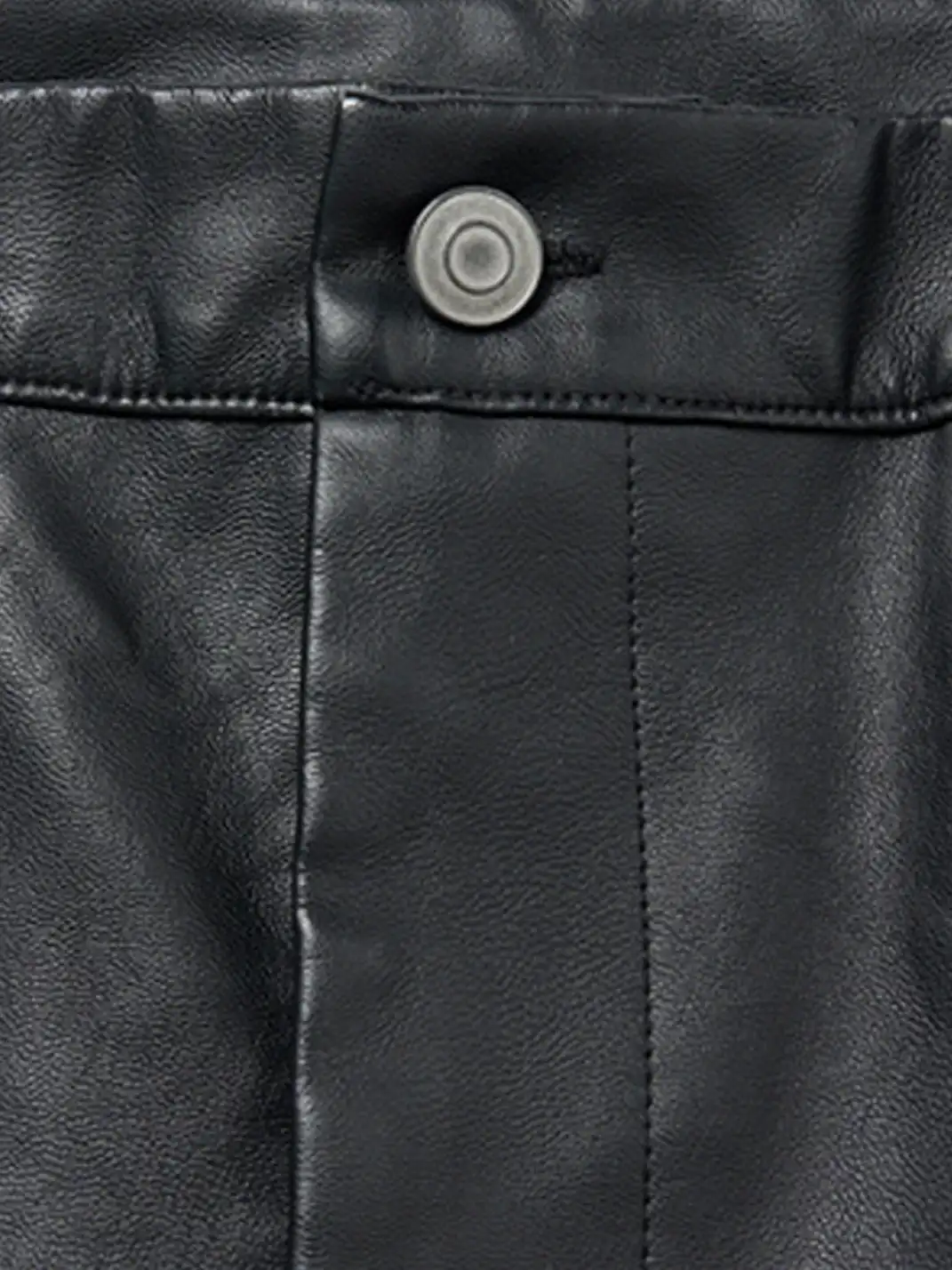 SGW | Heavy-duty Curved Deconstructed Leather Pants