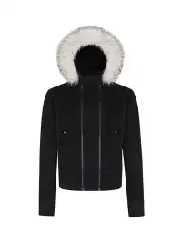 SGW | Detachable Fur Collar Double-Zipper Coat