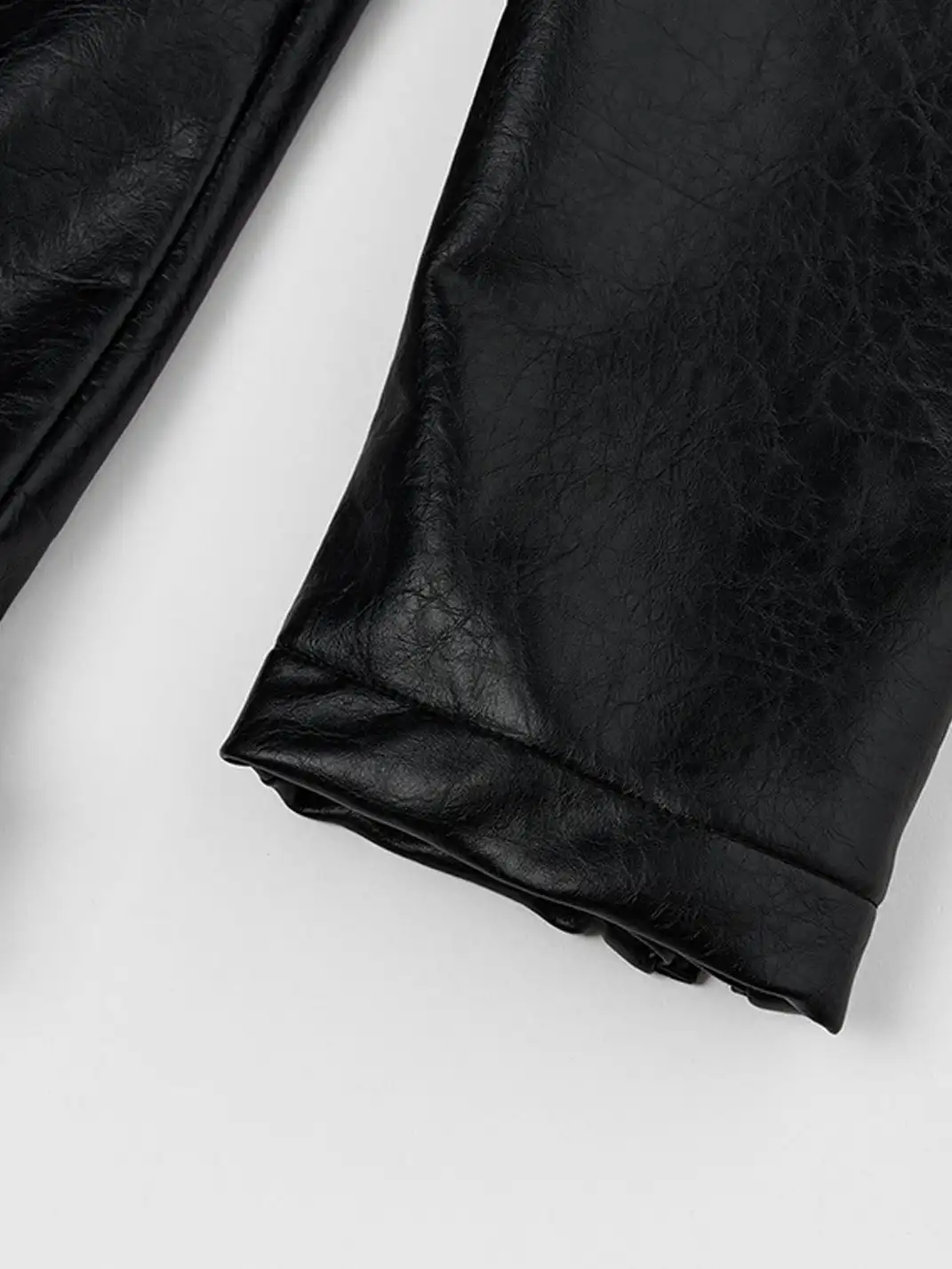 SGW | Horse Patch Faux Leather Moto Jacket