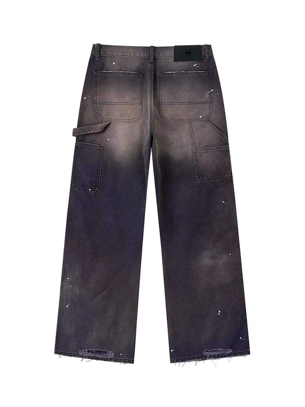 SGW | Distressed Double-Knee Splatter Jeans