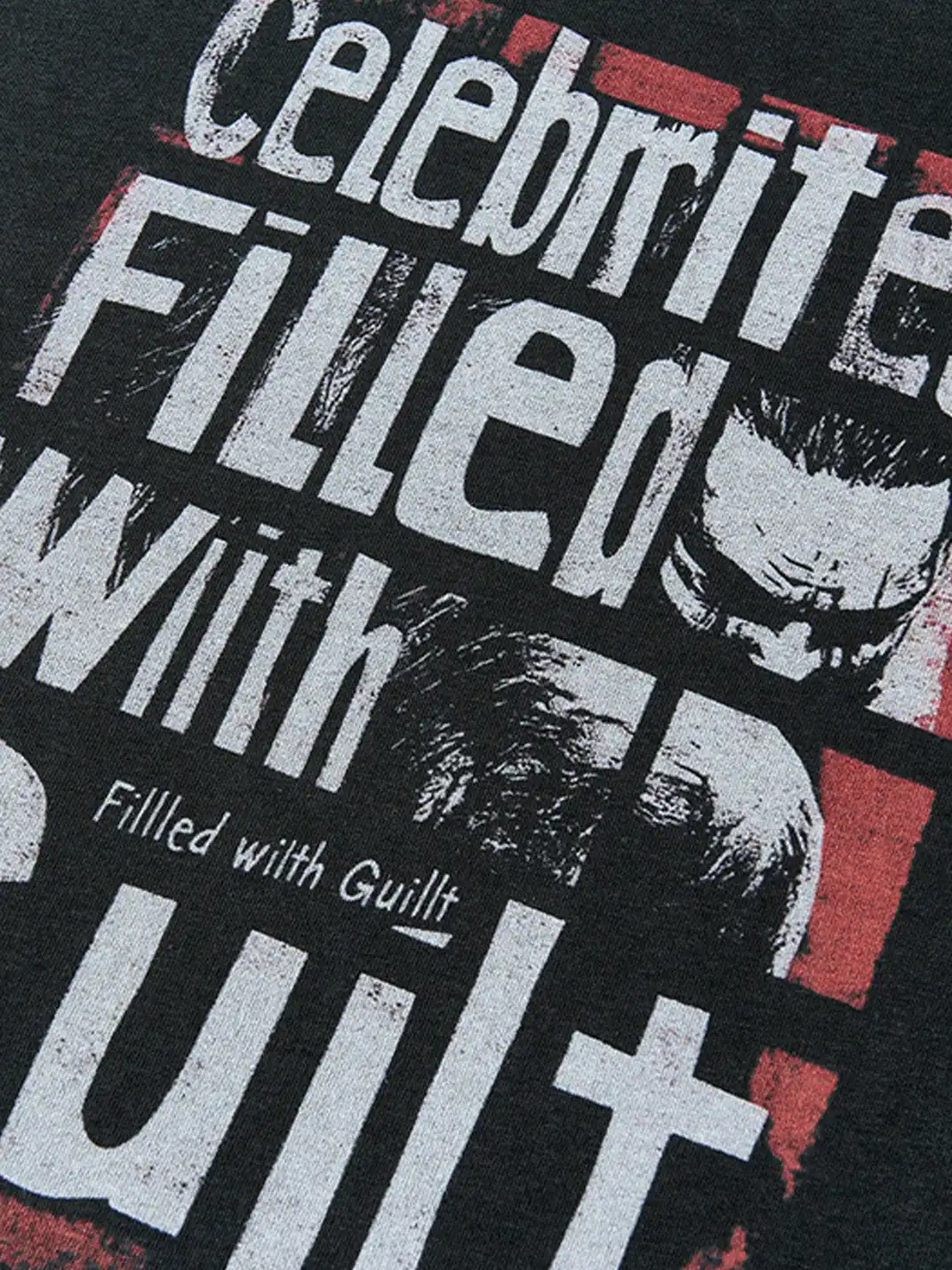SGW | Graphic Double-Layer Neckline Long-Sleeve Tee
