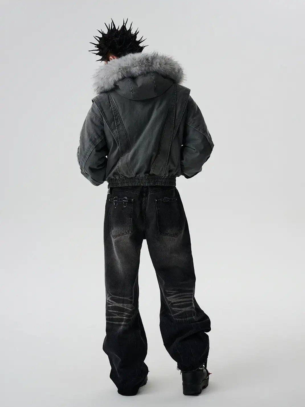 SGW | Fur-lined And Thickened Jacket With Fur Collar
