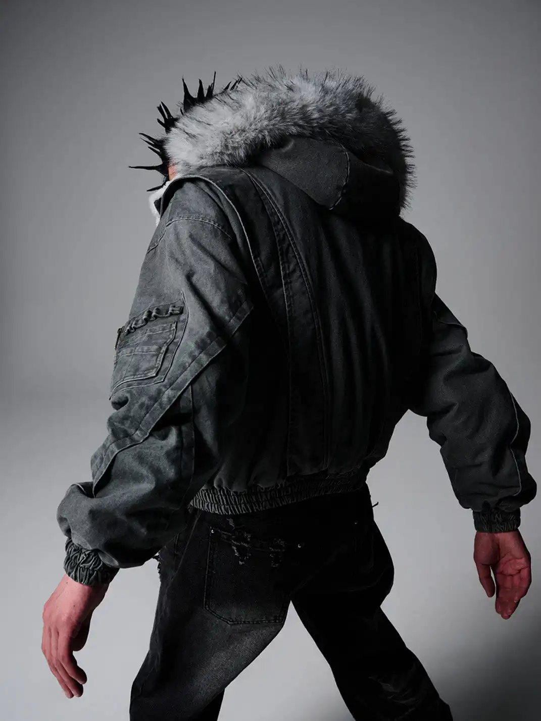 SGW | Fur-lined And Thickened Jacket With Fur Collar