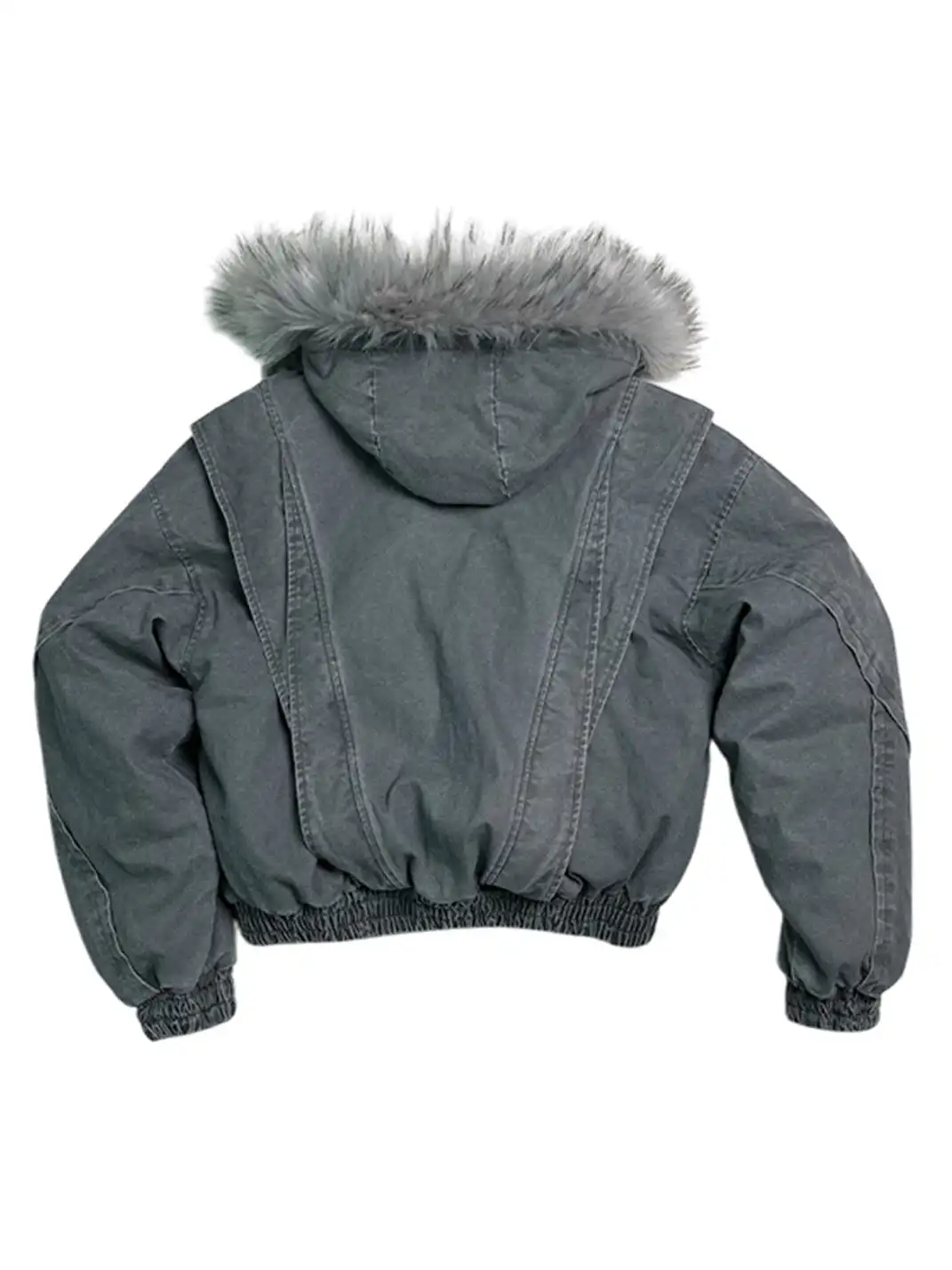 SGW | Fur-lined And Thickened Jacket With Fur Collar