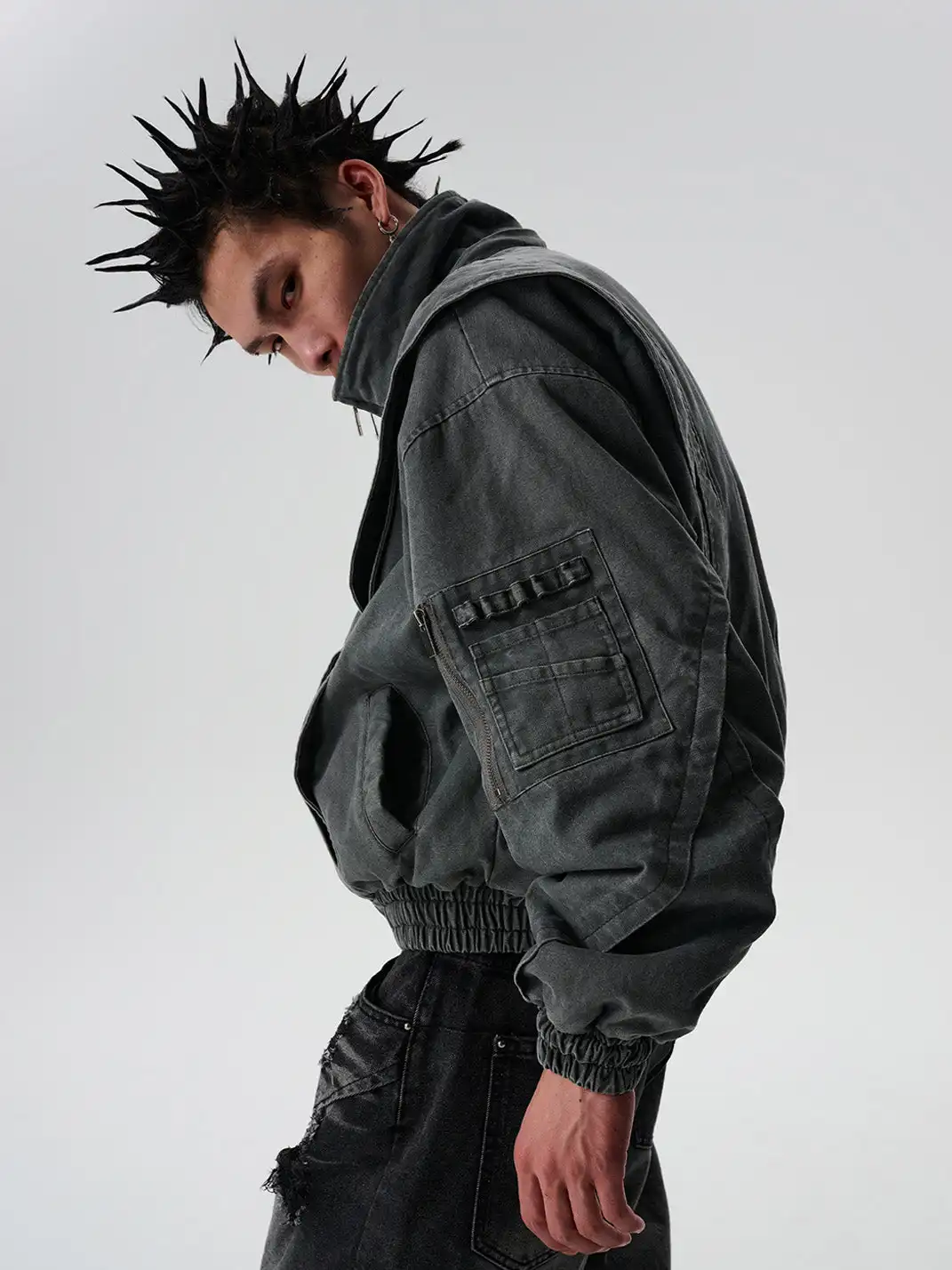 SGW | Fur-lined And Thickened Jacket With Fur Collar