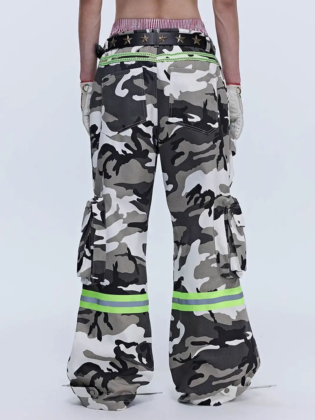 SGW | Camo Reflective Multi-Pocket Cargo Pants