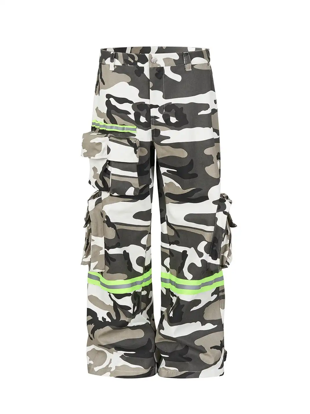 SGW | Camo Reflective Multi-Pocket Cargo Pants