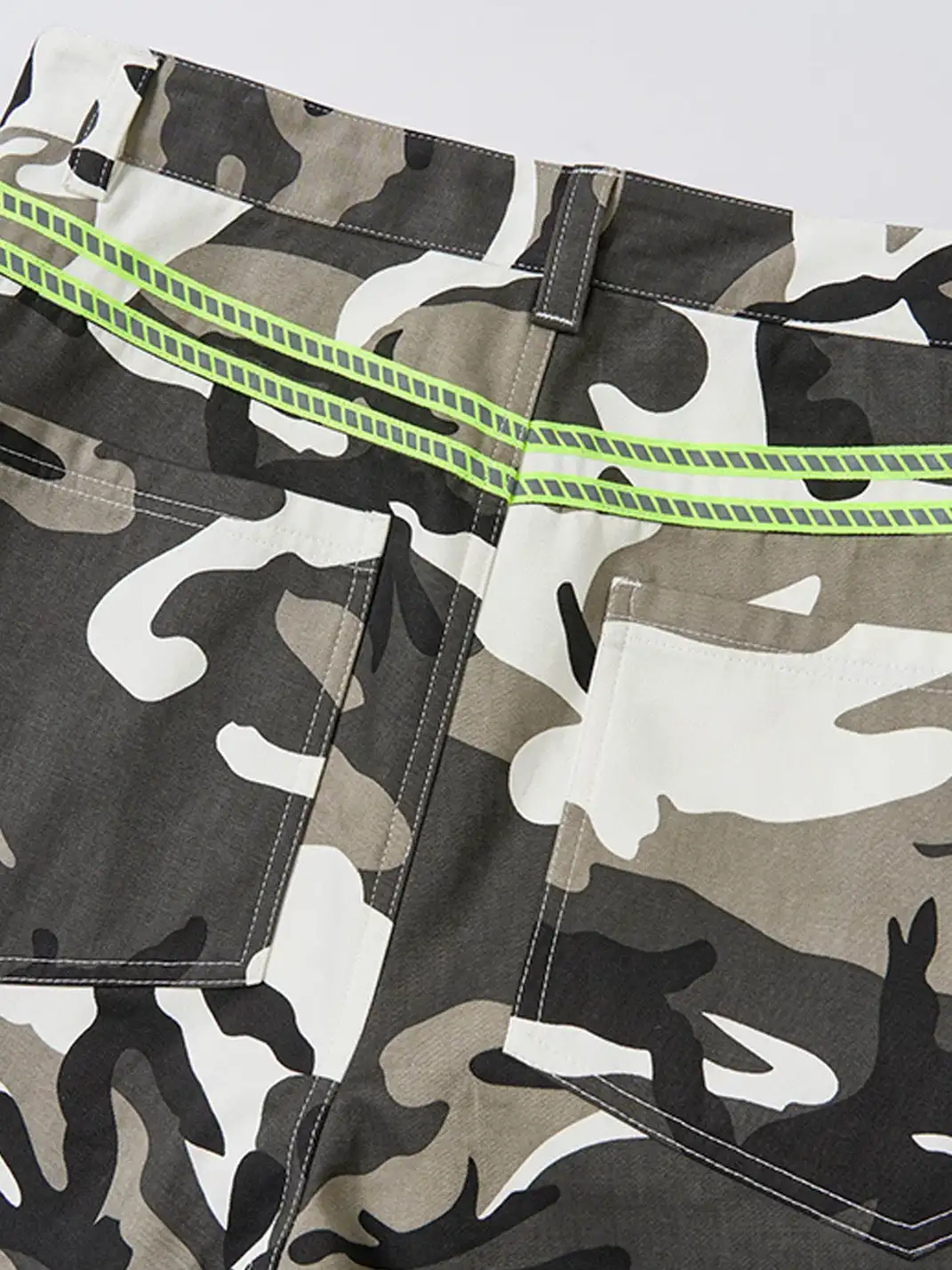 SGW | Camo Reflective Multi-Pocket Cargo Pants