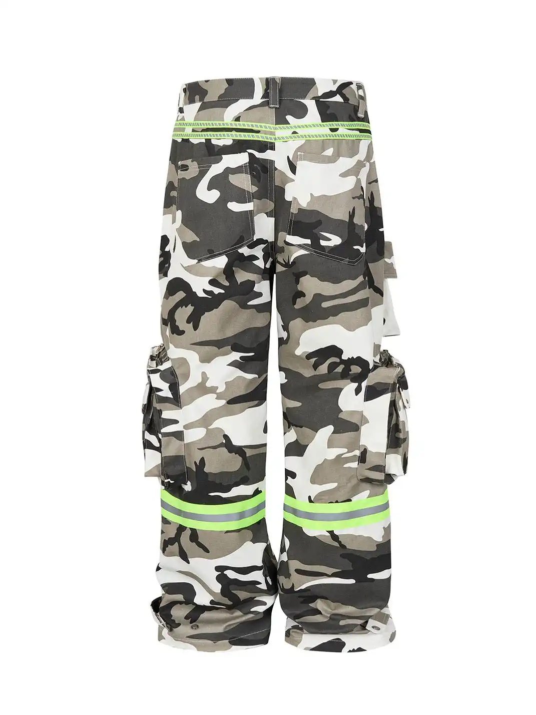 SGW | Camo Reflective Multi-Pocket Cargo Pants