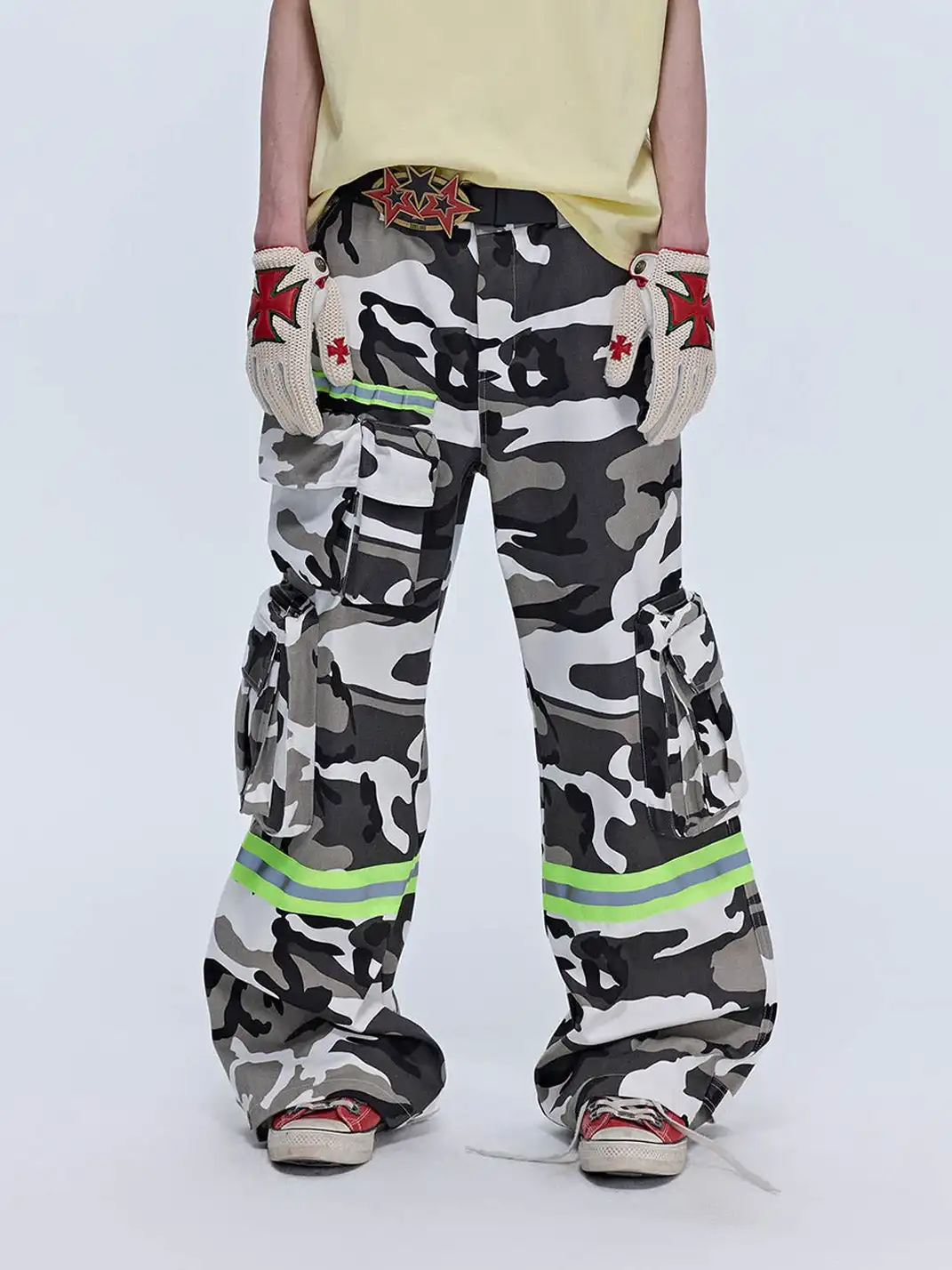 SGW | Camo Reflective Multi-Pocket Cargo Pants