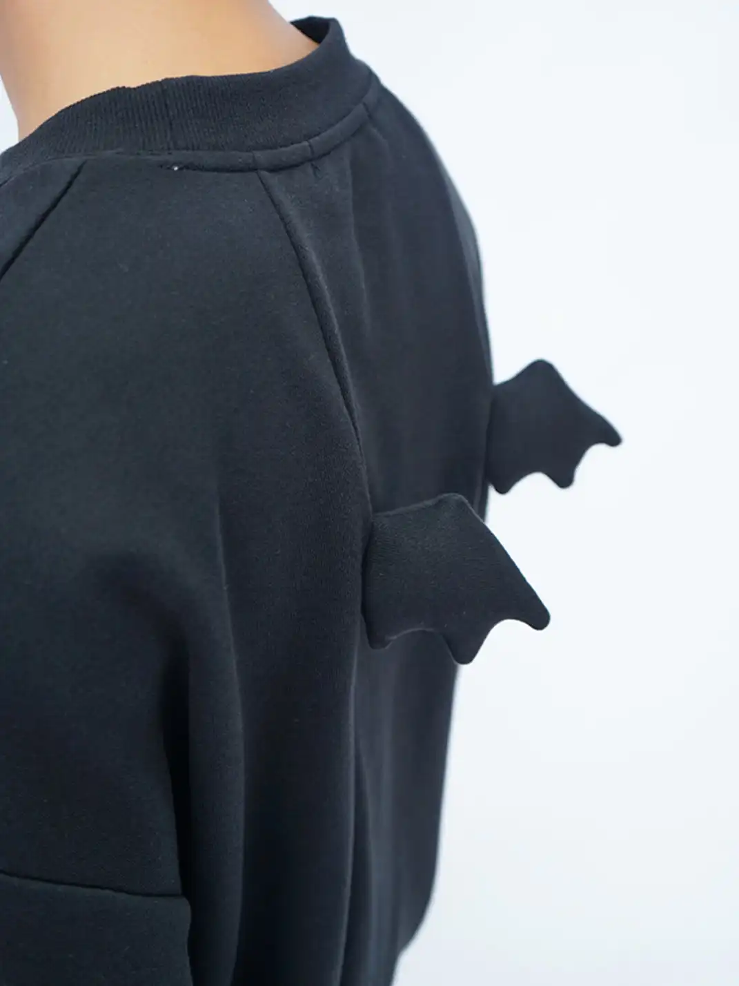 CLP | Devil Rhinestone Sequin Wing Sweatshirt