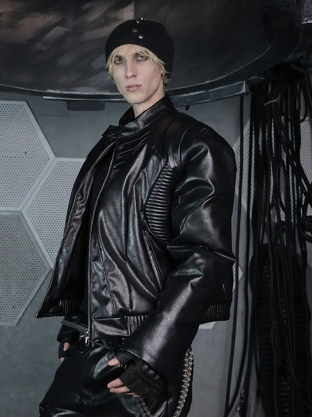 SSIN7 | Armored Panel Bomber Jacket