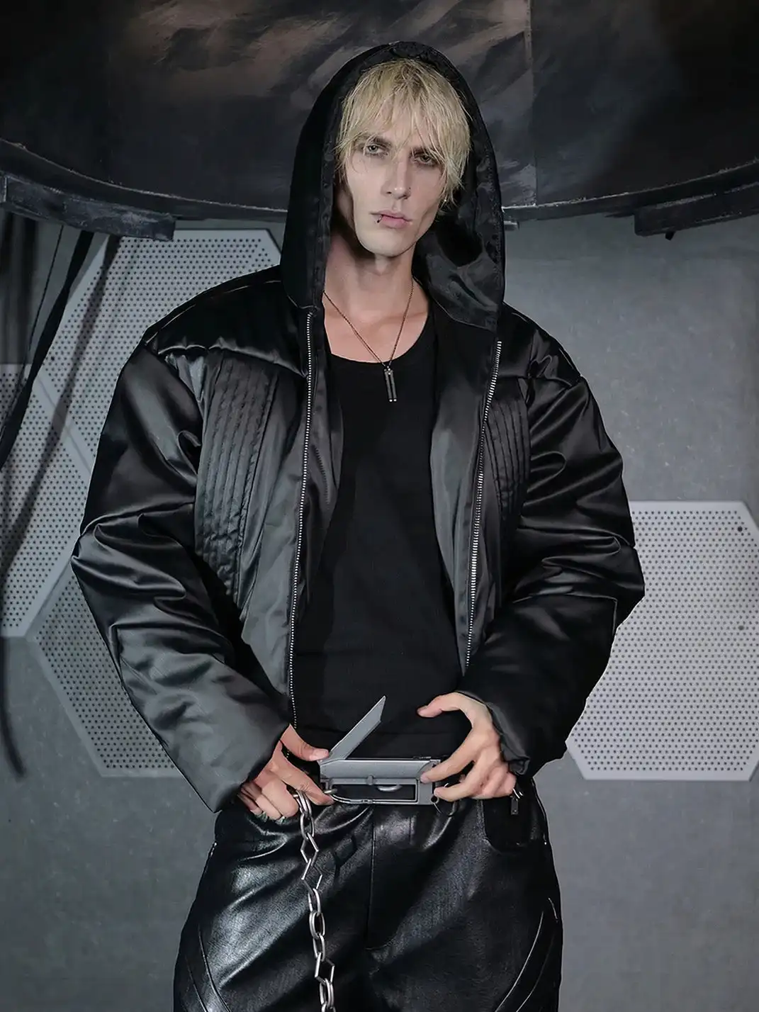 SSIN7 | Tactical Padded Armor Hooded Jacket