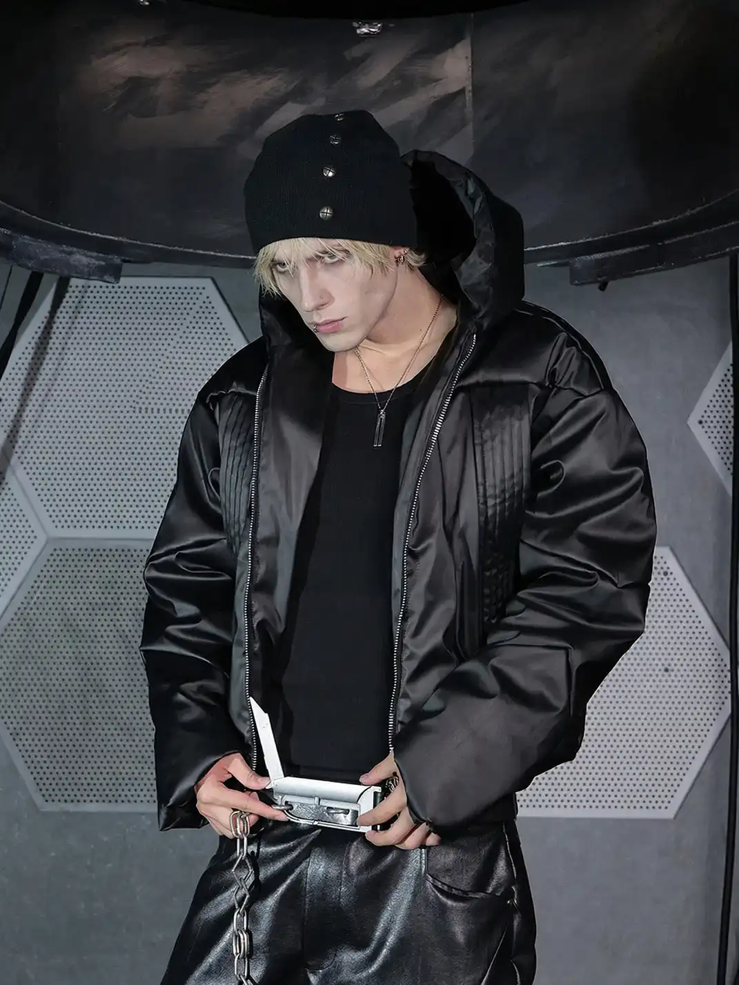 SSIN7 | Tactical Padded Armor Hooded Jacket