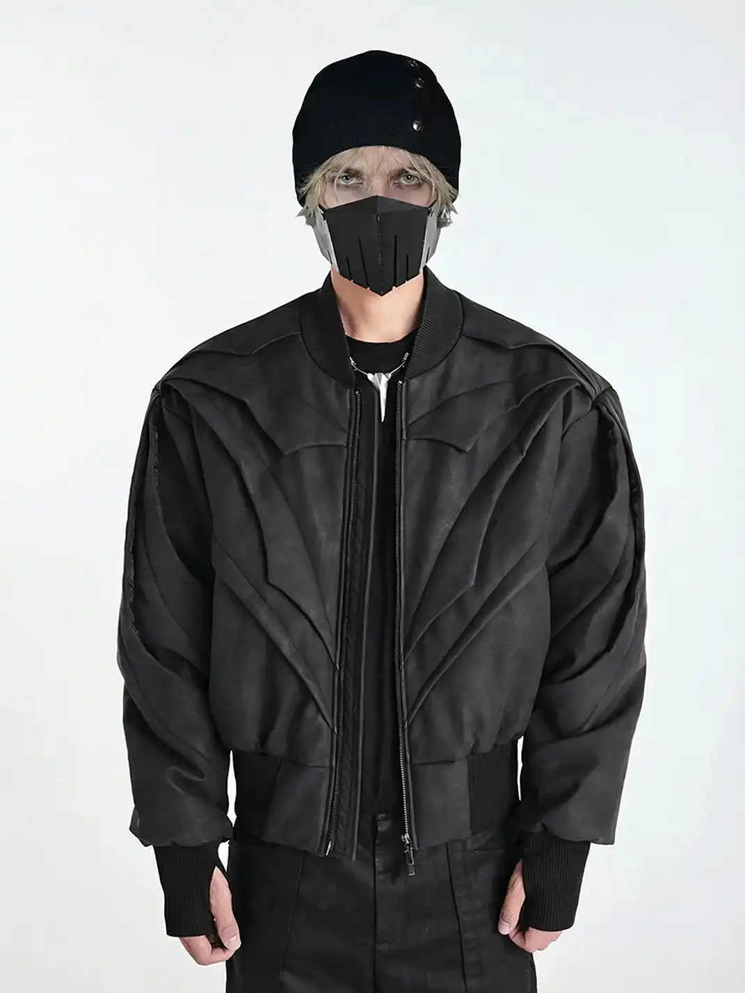SSIN7 | Textured Silhouette Cotton Coat