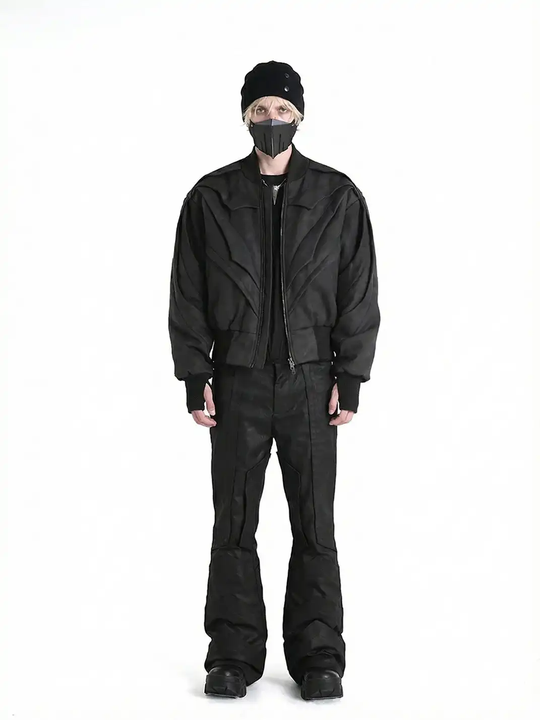 SSIN7 | Textured Silhouette Cotton Coat