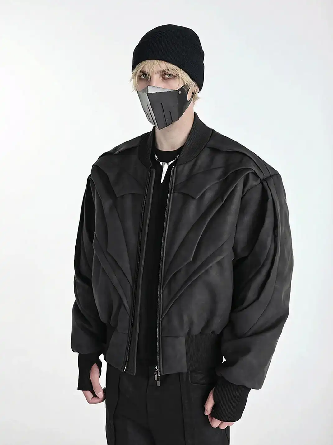 SSIN7 | Textured Silhouette Cotton Coat