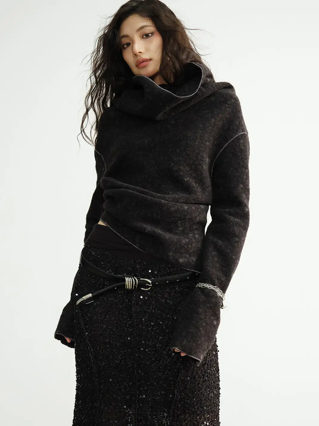 Jnylon Studios | Woolen Short Jacket Top