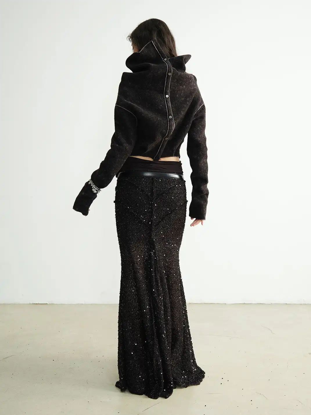 Jnylon Studios | Woolen Short Jacket Top