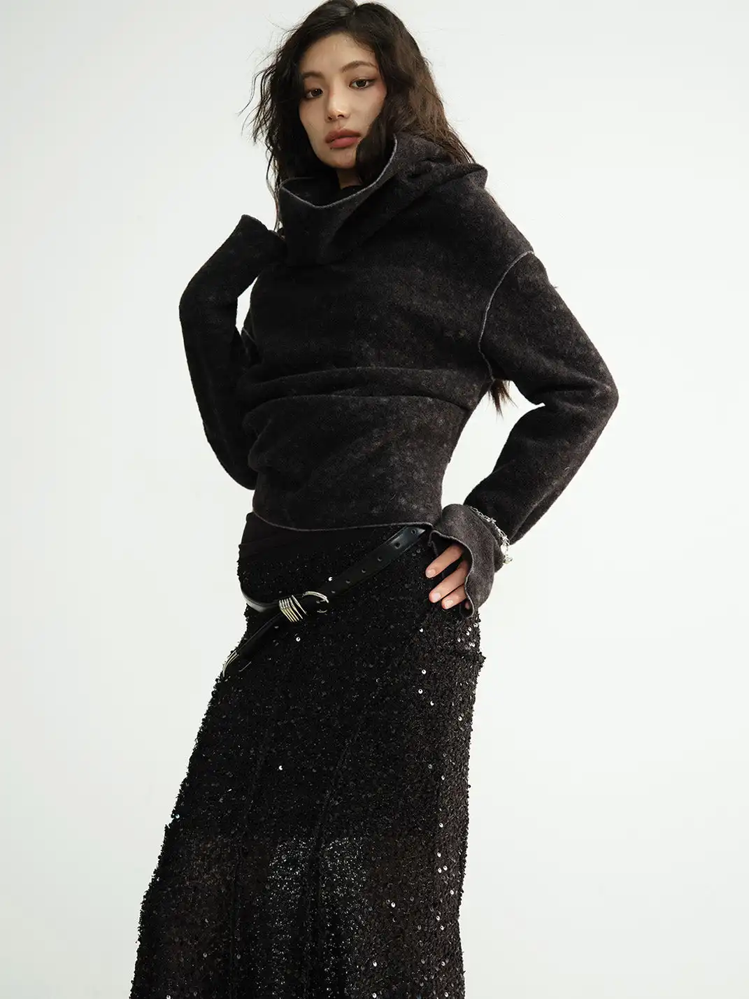 Jnylon Studios | Woolen Short Jacket Top