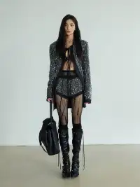 Jnylon Studios | Sequin Jacket Set