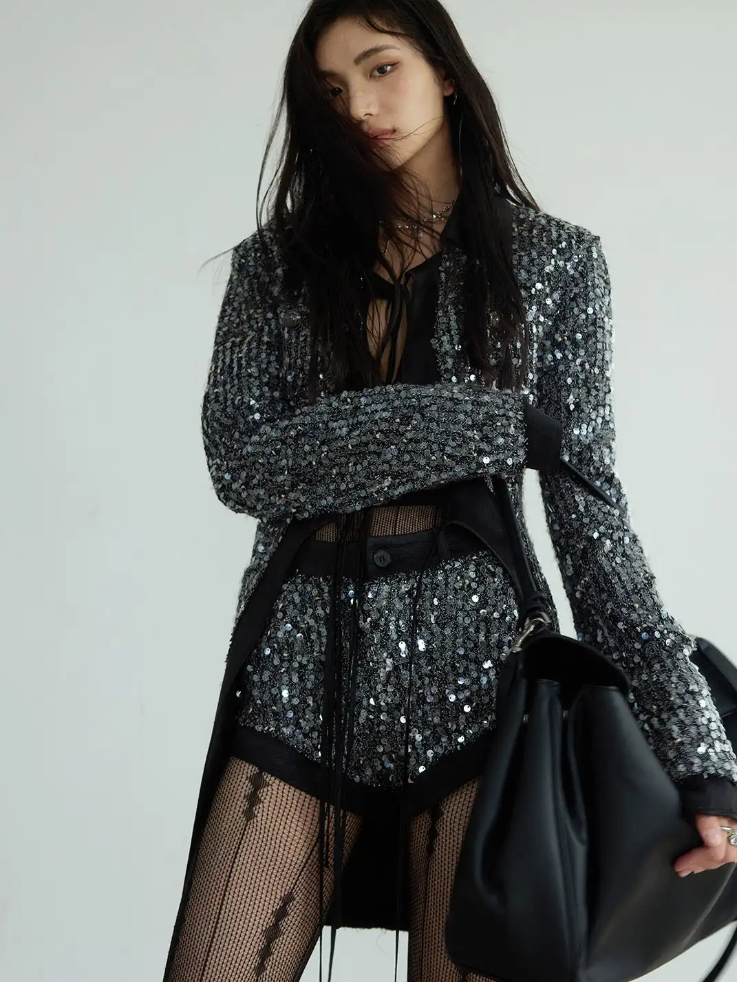 Jnylon Studios | Sequin Jacket Set