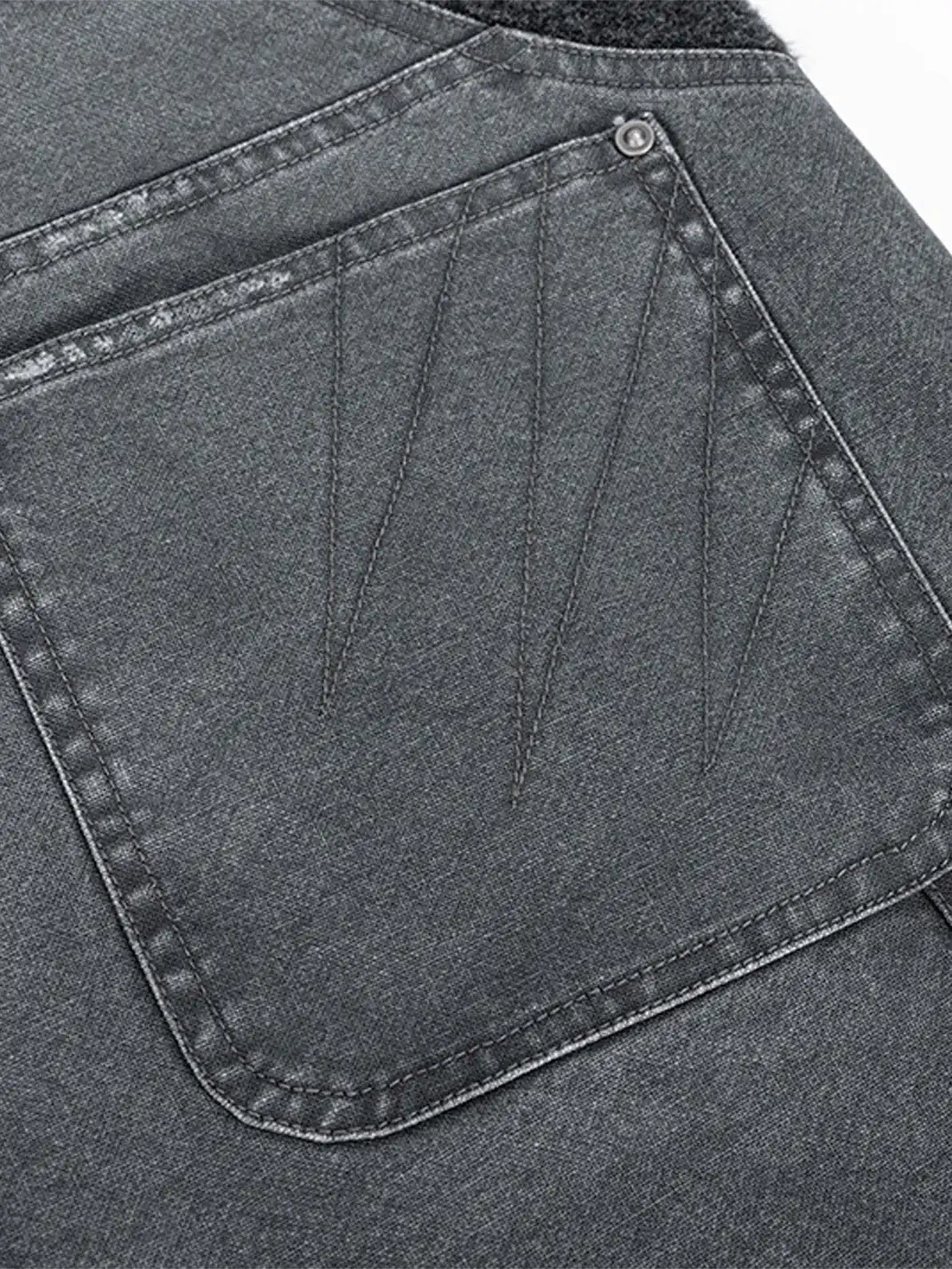 Esaias | Claw Washed Panel Straight-Leg Pants