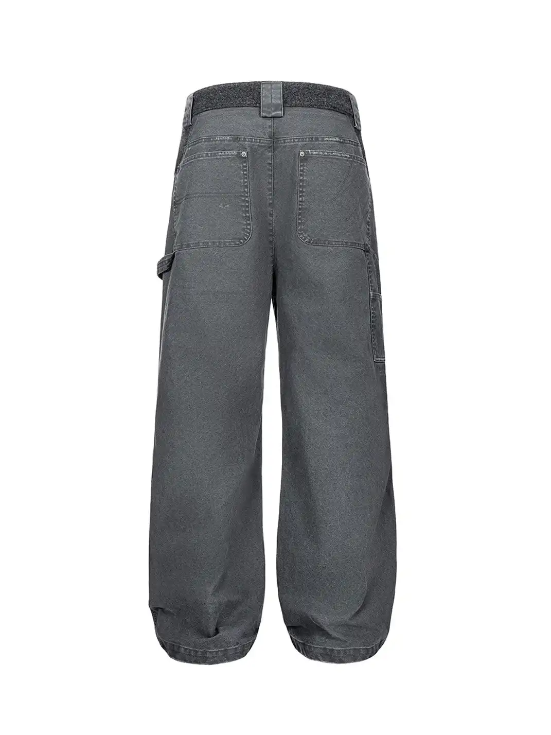Esaias | Claw Washed Panel Straight-Leg Pants