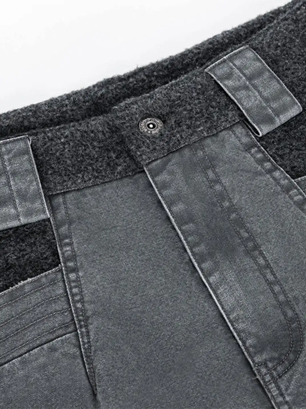 Esaias | Claw Washed Panel Straight-Leg Pants