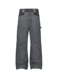 Esaias | Claw Washed Panel Straight-Leg Pants