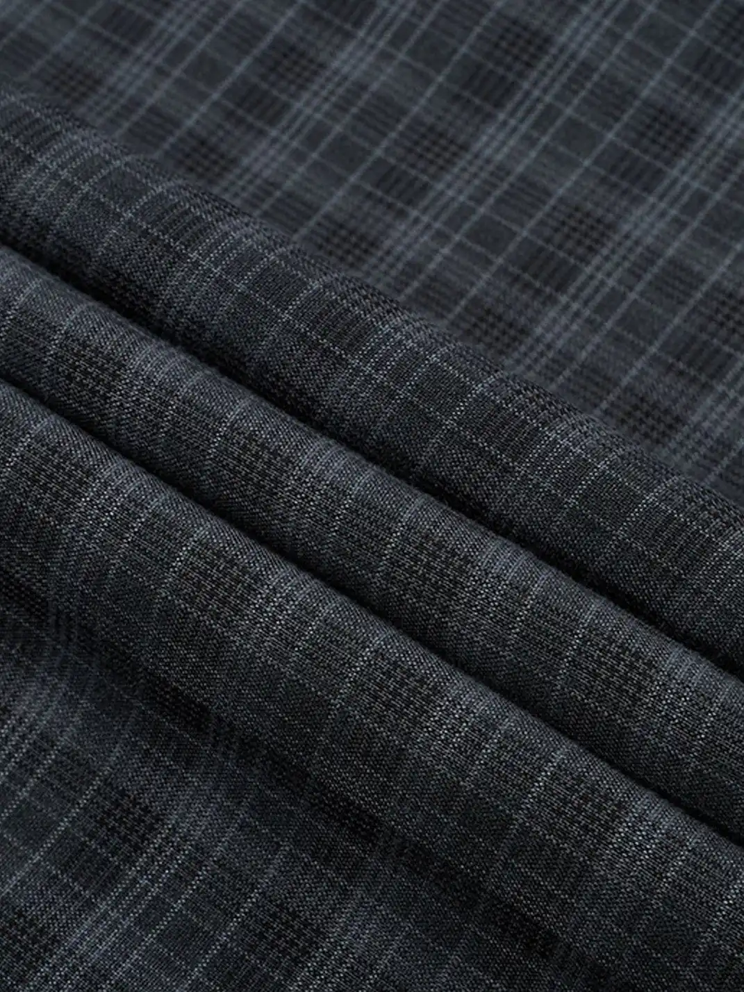 Esaias | Retro Plaid Pleated Wide-Leg Pants