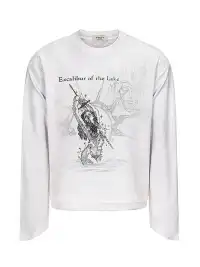 Esaias | Excalibur Graphic Tapered Cuff Long-Sleeve Tee