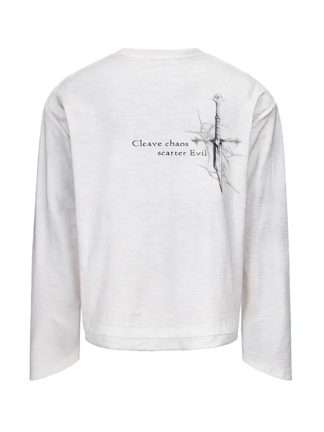 Esaias | Excalibur Graphic Tapered Cuff Long-Sleeve Tee
