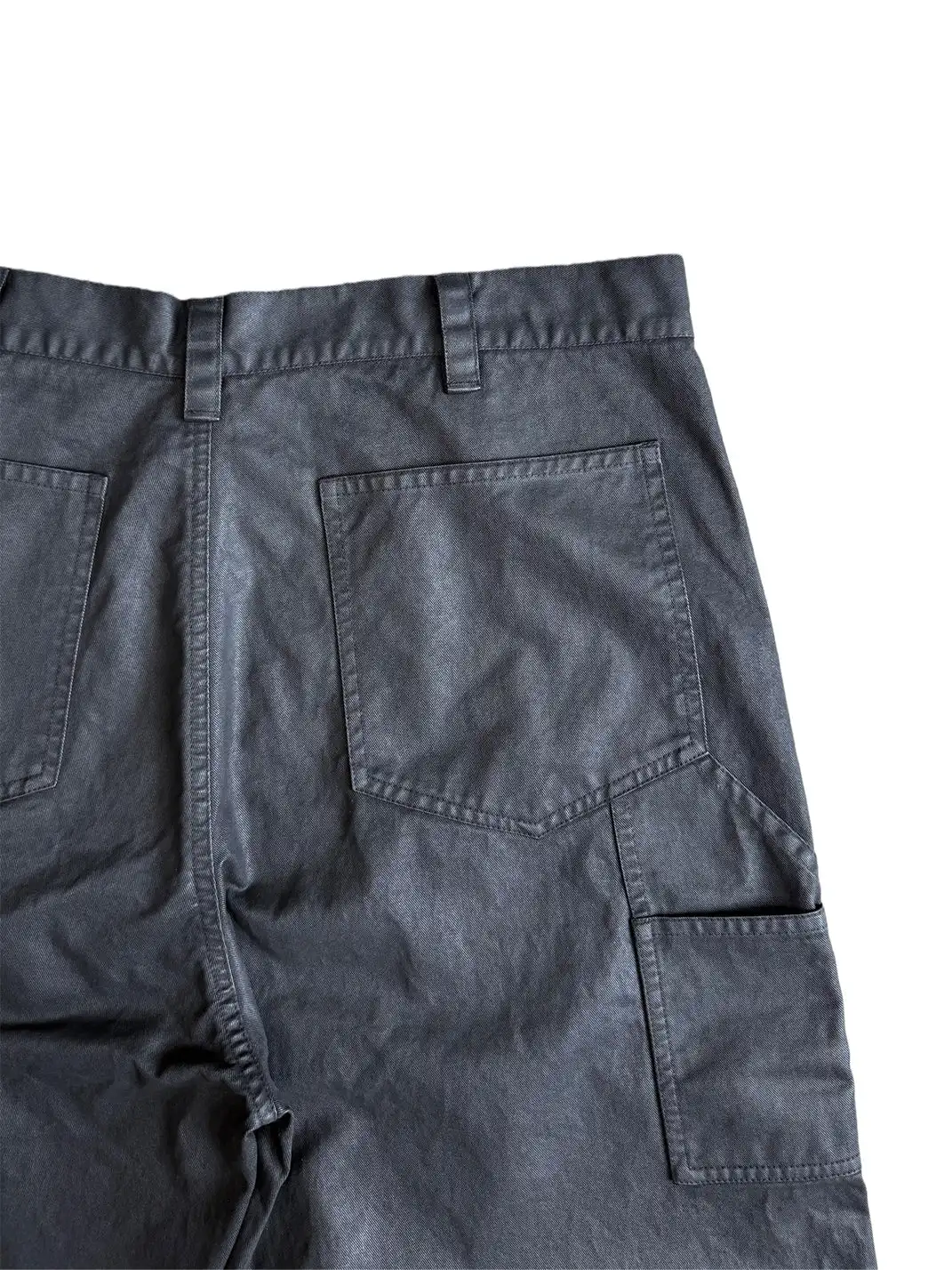 UNKNOWNWORLD | Waxed Double-Knee Straight-Leg Logger Cargo Pants