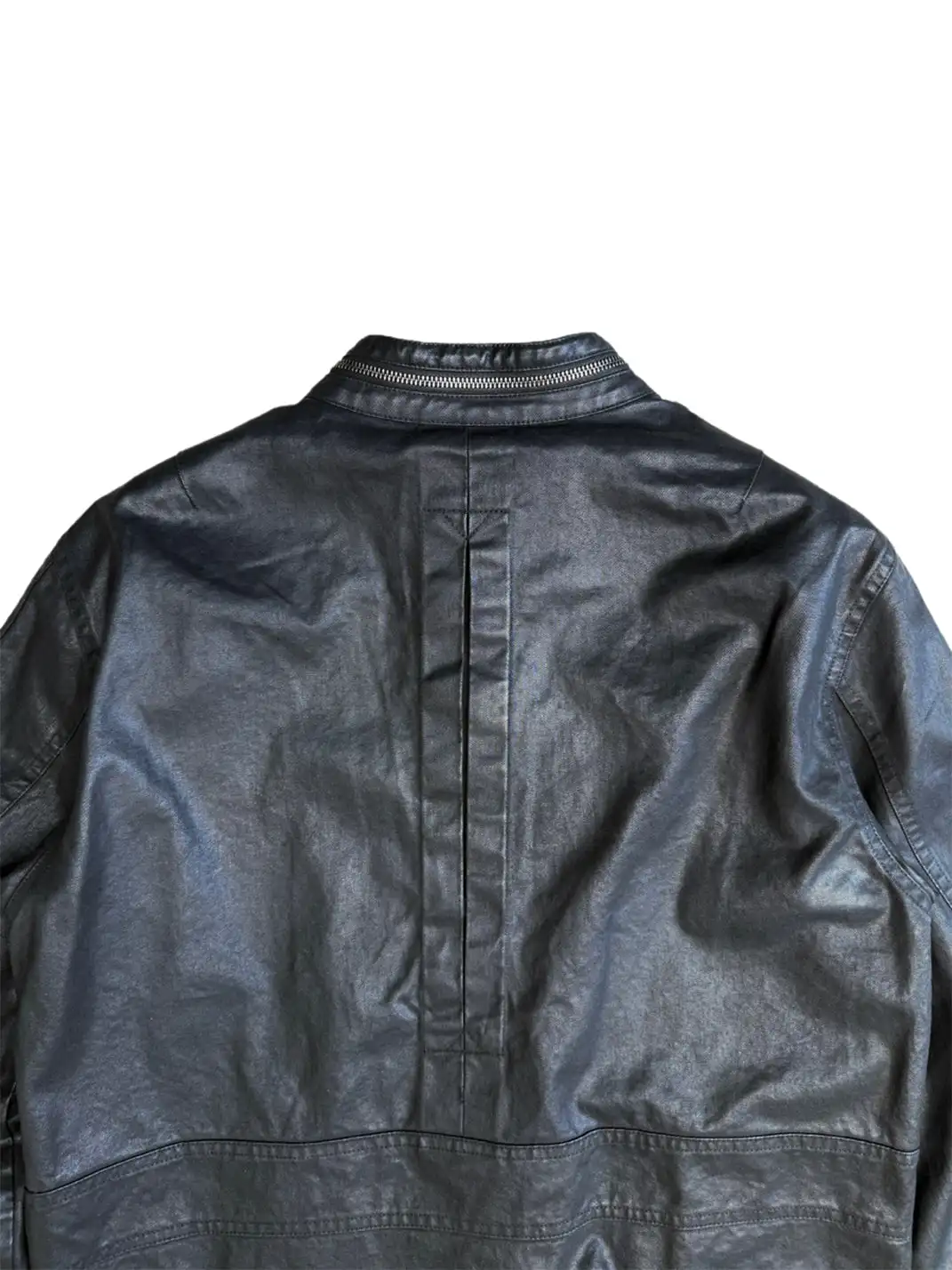 UNKNOWNWORLD | Waxed Deconstructed Multi-Pocket Zip Jacket