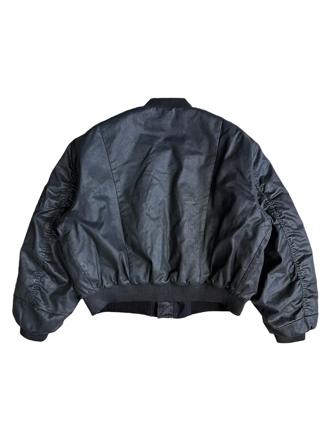 UNKNOWNWORLD | Deconstructed Waxed Wool-Filled Padded Jacket