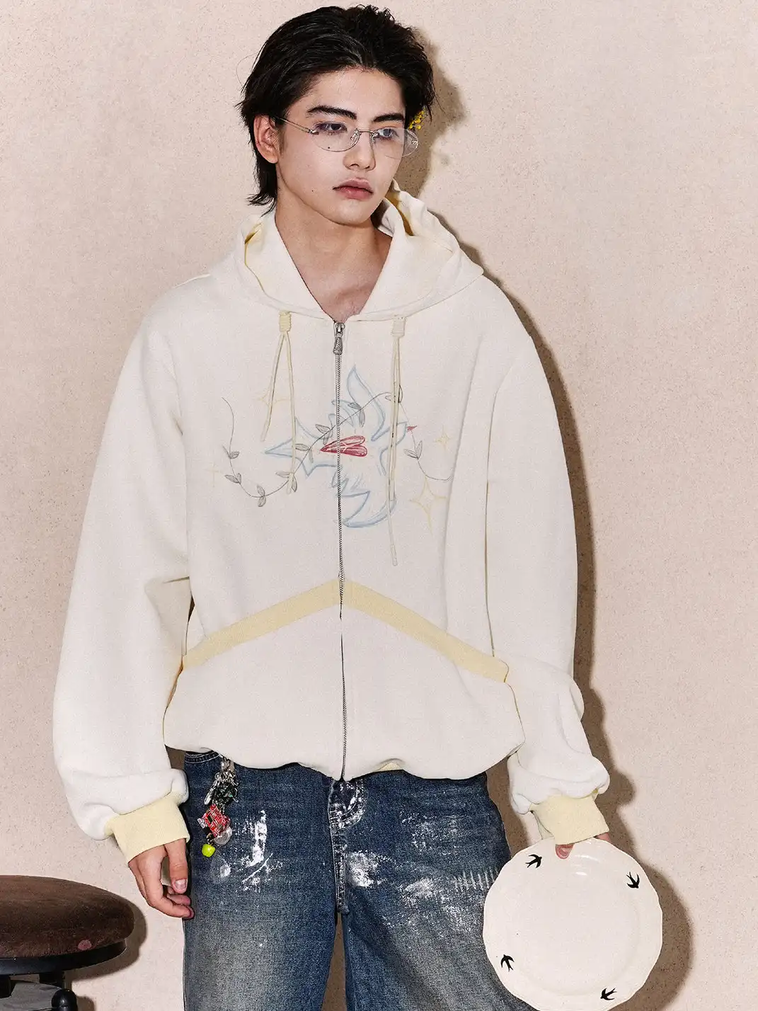 OIPWORD | “Peace Dove” Print Hoodie