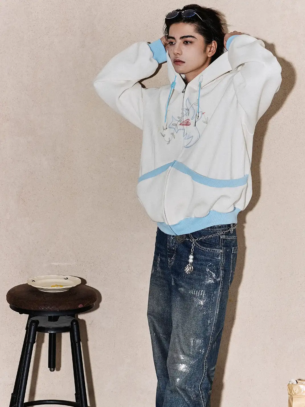 OIPWORD | “Peace Dove” Print Hoodie