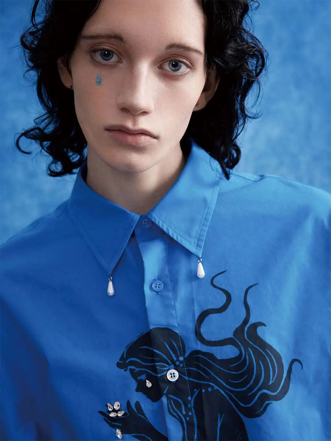 OIPWORD | Diamond-Drop Siren Shirt