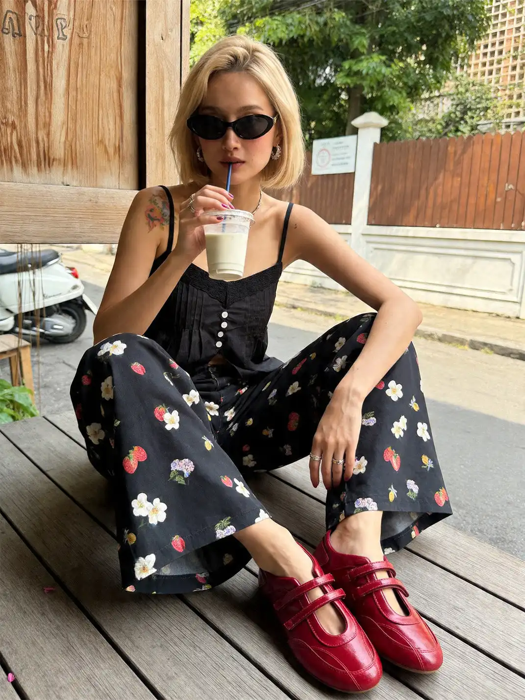 OLDMEOW | Vintage Leather Ballet Flats