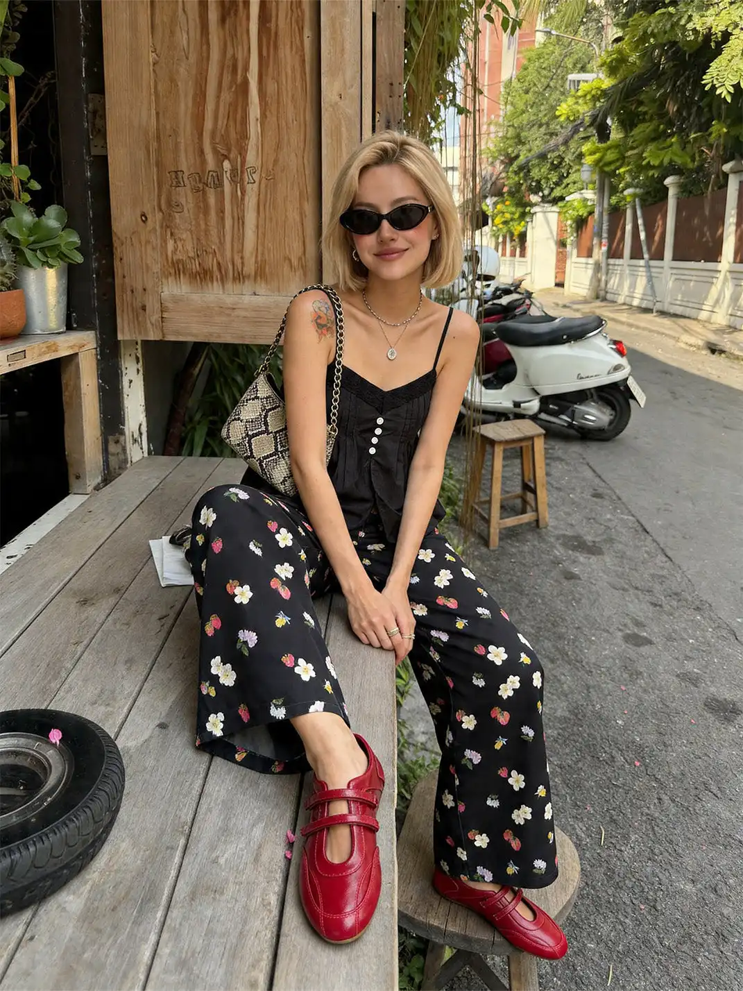 OLDMEOW | Vintage Leather Ballet Flats