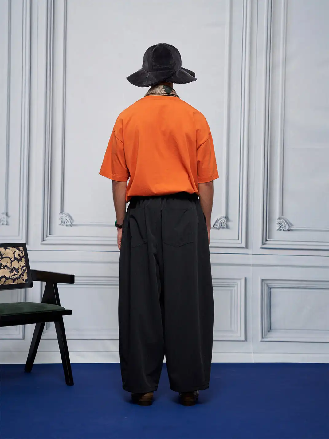 UNLIMITED MOTE | Wide-leg Blended Fabric Trousers