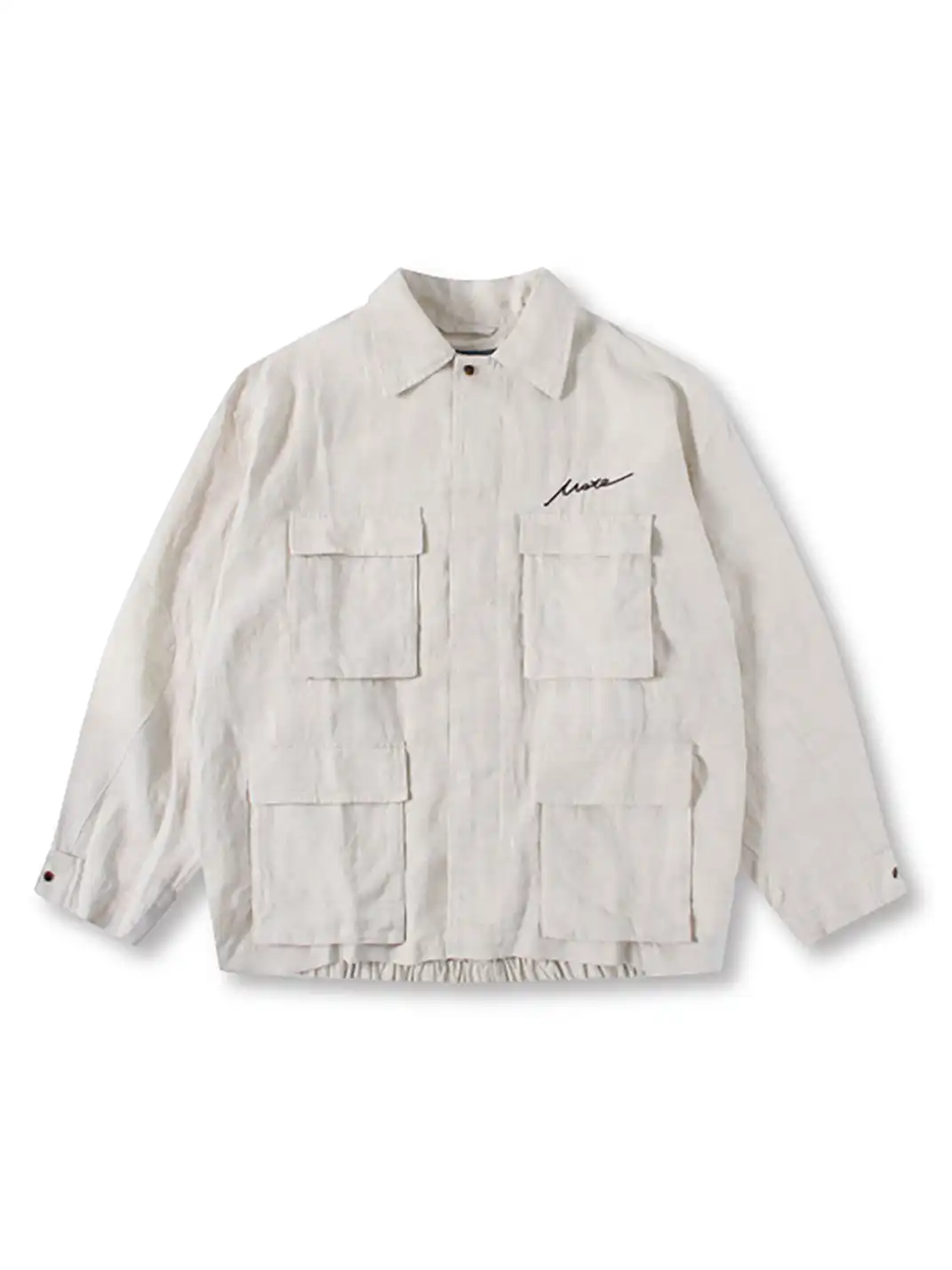 UNLIMITED MOTE | Multi-Pocket Linen Shirt