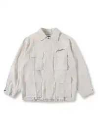 UNLIMITED MOTE | Multi-Pocket Linen Shirt